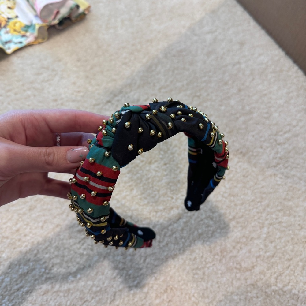 Lele Sadoughi x J.Crew Tartan Headband
